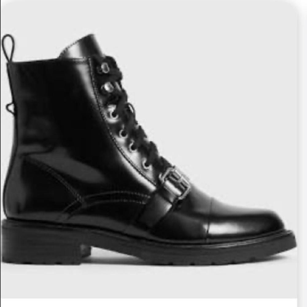BNWT All Saints Donita Combat Boots